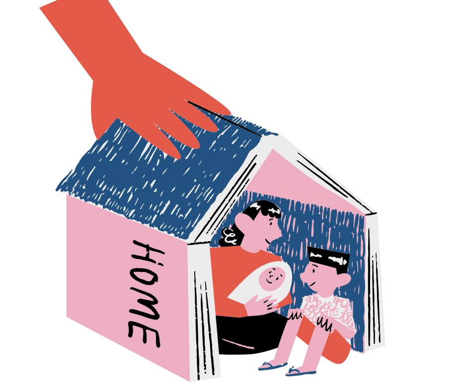 Book Structure A hand creating one of the best nonfiction book structures for a family to live in.